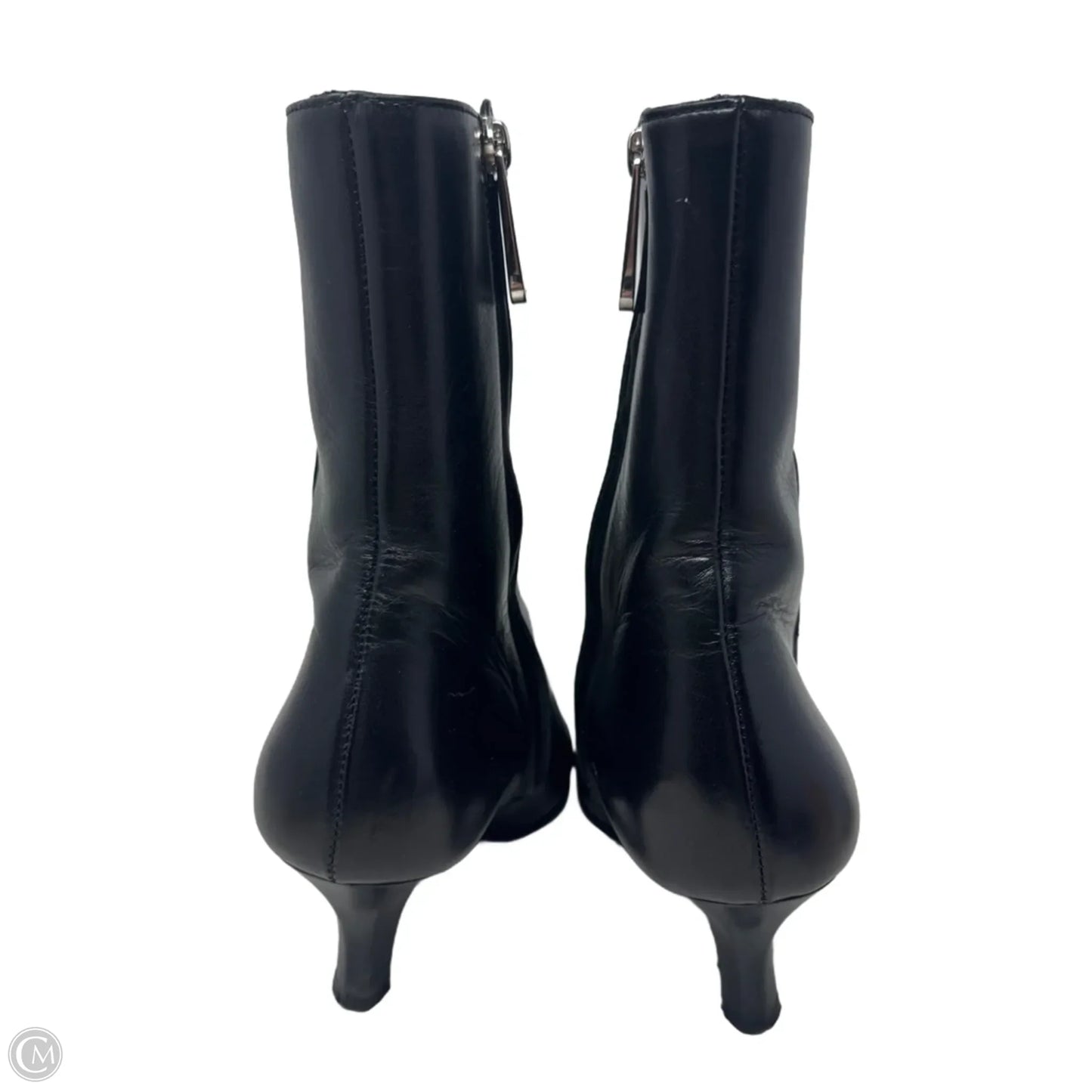 Boots Ankle Heels By Bally In Black, Size: 8.5