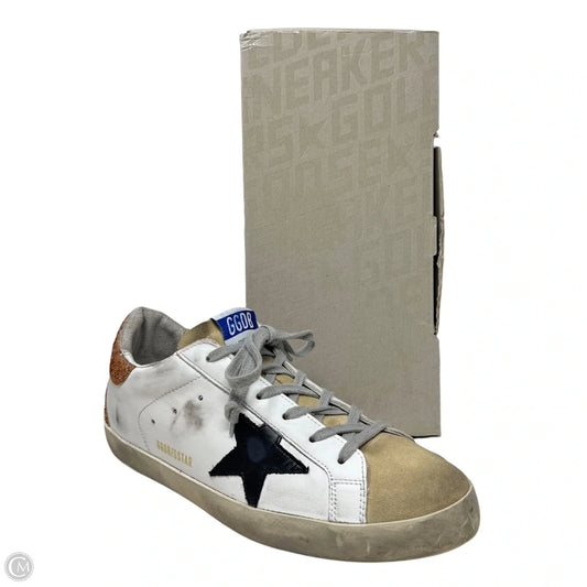 Superstar Sneakers Shoes Luxury Designer By Golden Goose In Multi-colored, Size: 10 (EU 40)