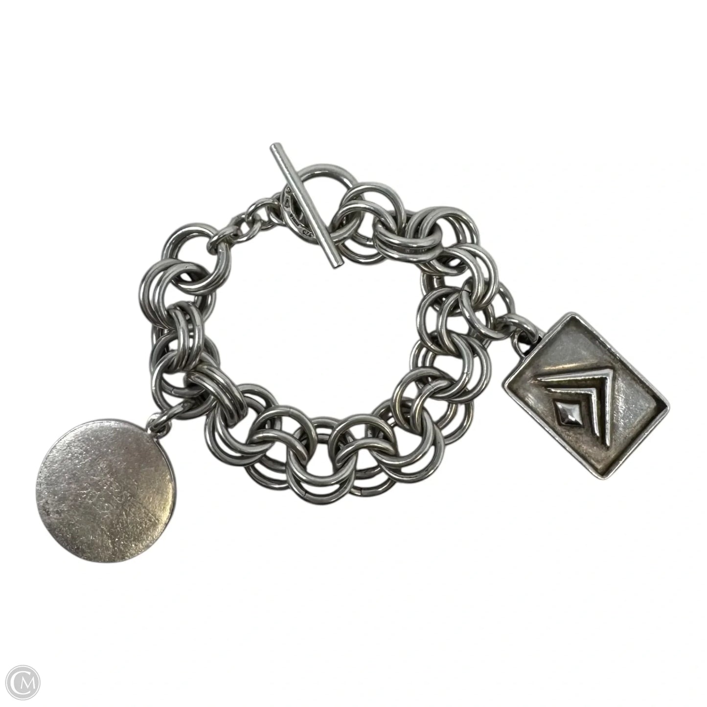 Charm Sterling Silver Chain Bracelet By Silpada