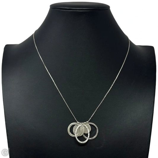 Etched Circles Necklace Sterling Silver By Silpada