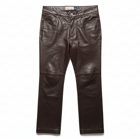 Boot Cut Leather Pants By Gap In Brown, Size: 10