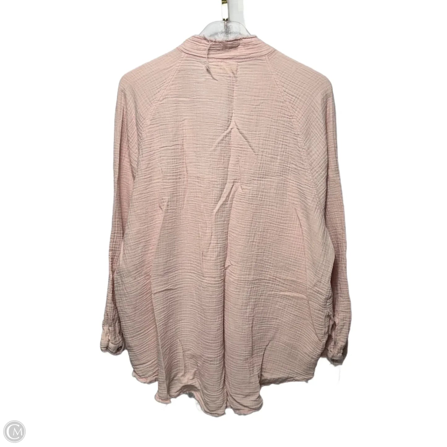 Top Long Sleeve By We The Free In Pink, Size: L