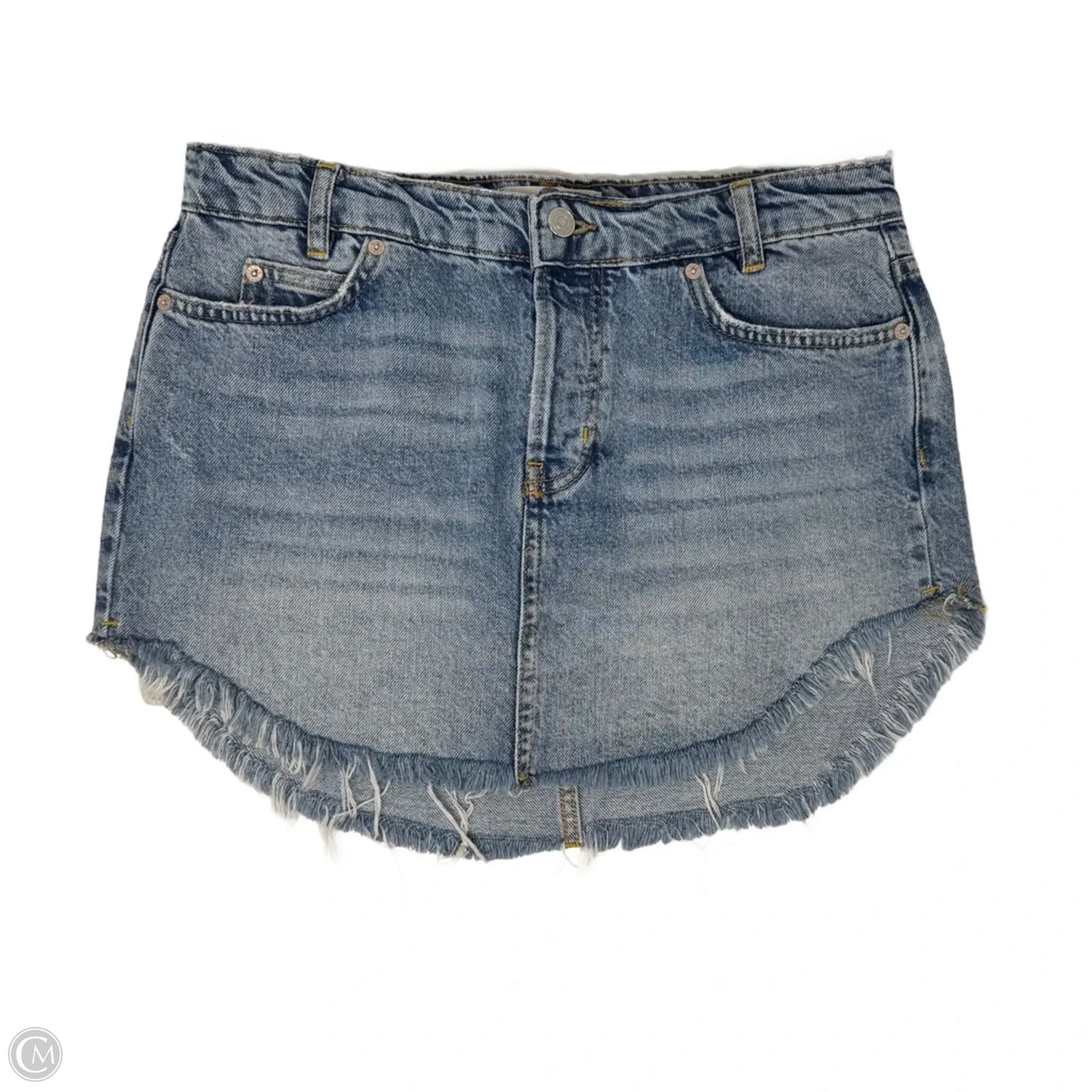 Skirt Mini & Short By We The Free In Blue Denim, Size: 8