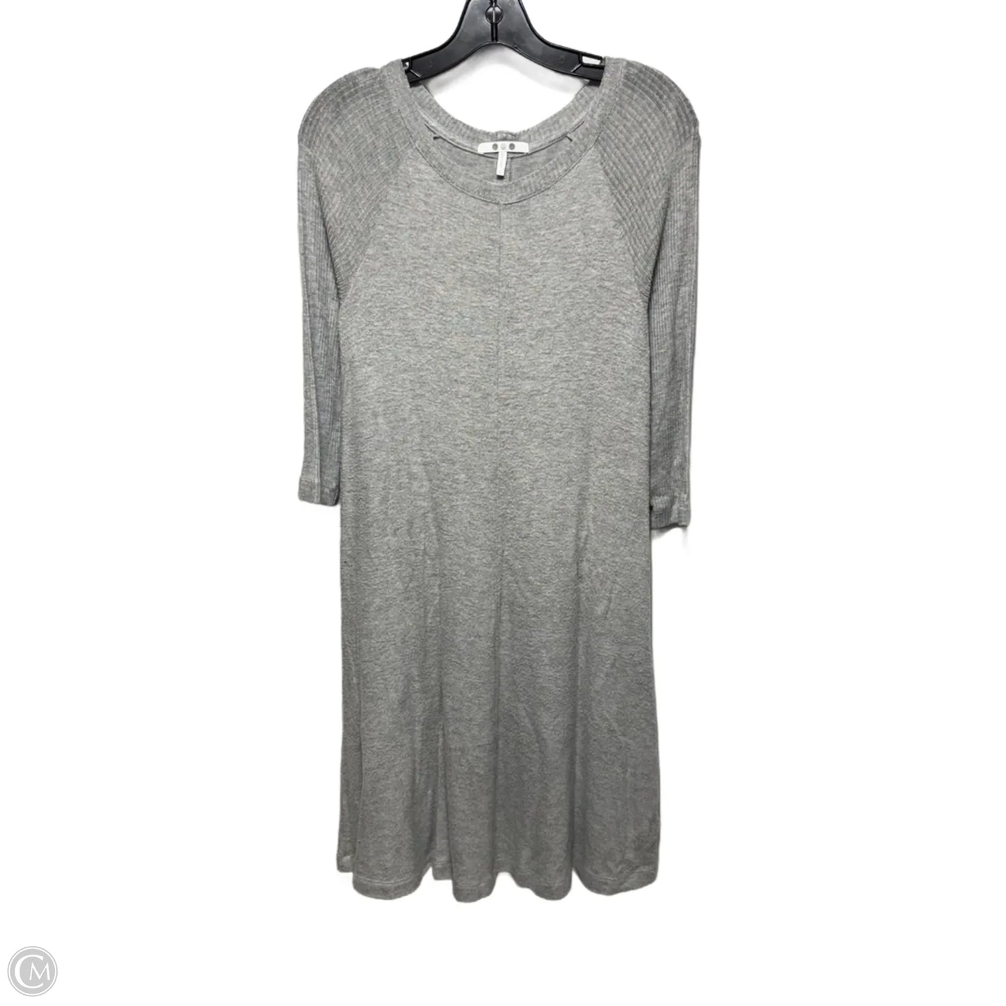 Dress Sweater By Three Dots In Grey, Size: S