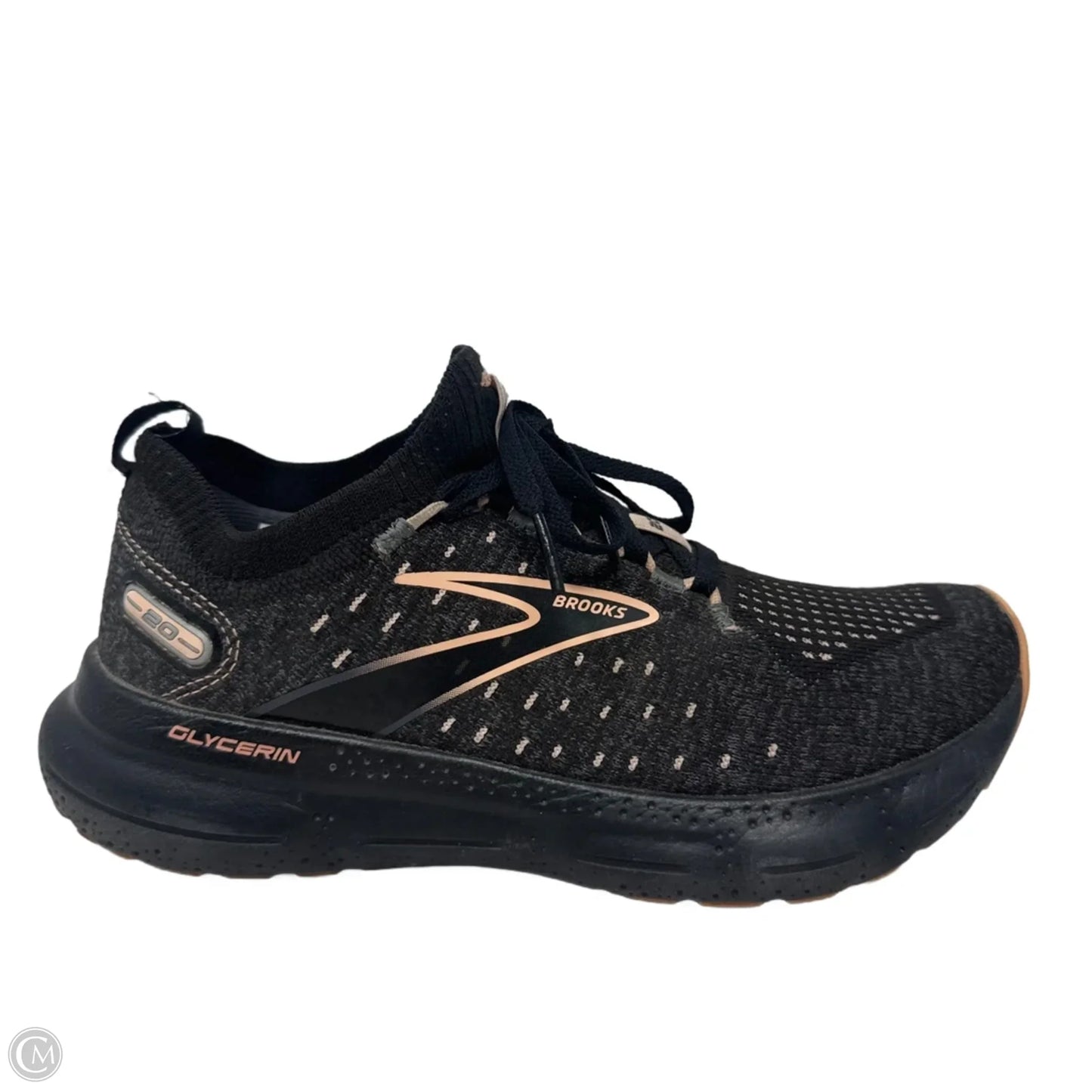 Shoes Athletic By Brooks In Grey & Tan, Size: 7.5