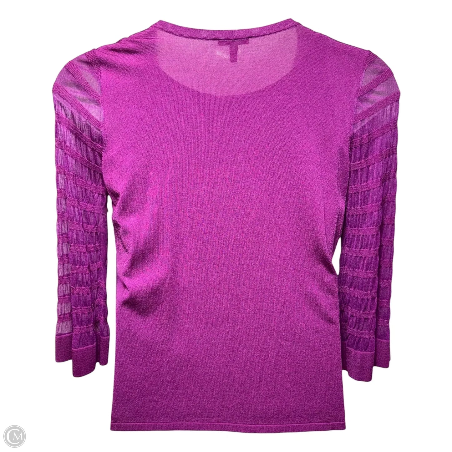 Knit Sweater & Tank Set Designer By Escada In Purple, Size: M (40 EU)