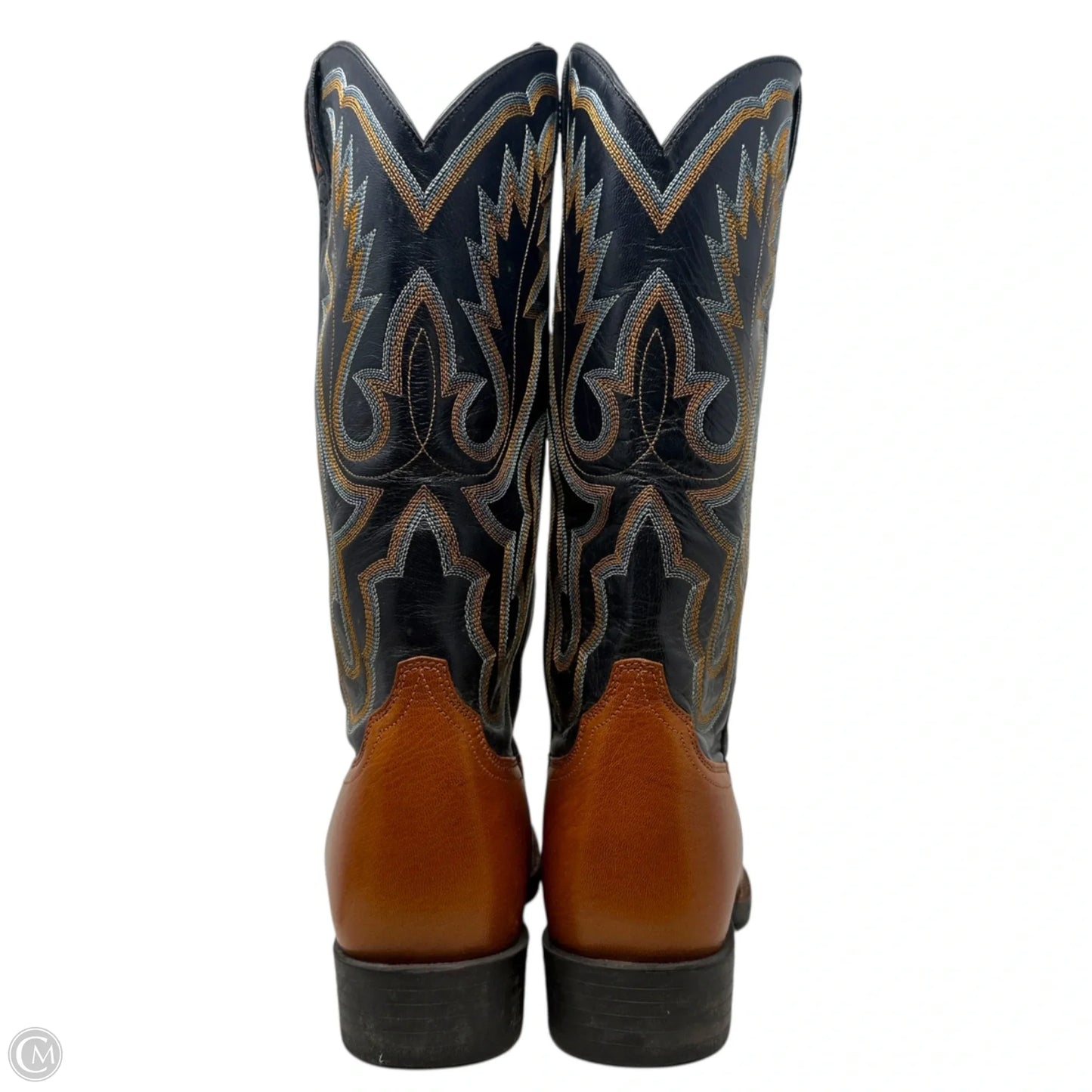 Amos Western Boots By Ariat In Black & Brown, Size: 7.5