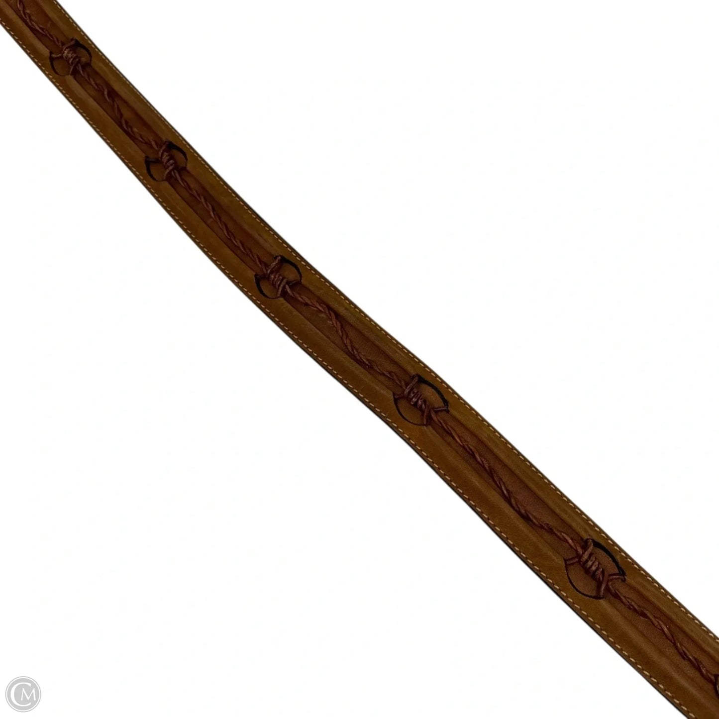 “Barb Wire” Belt Leather By Justin