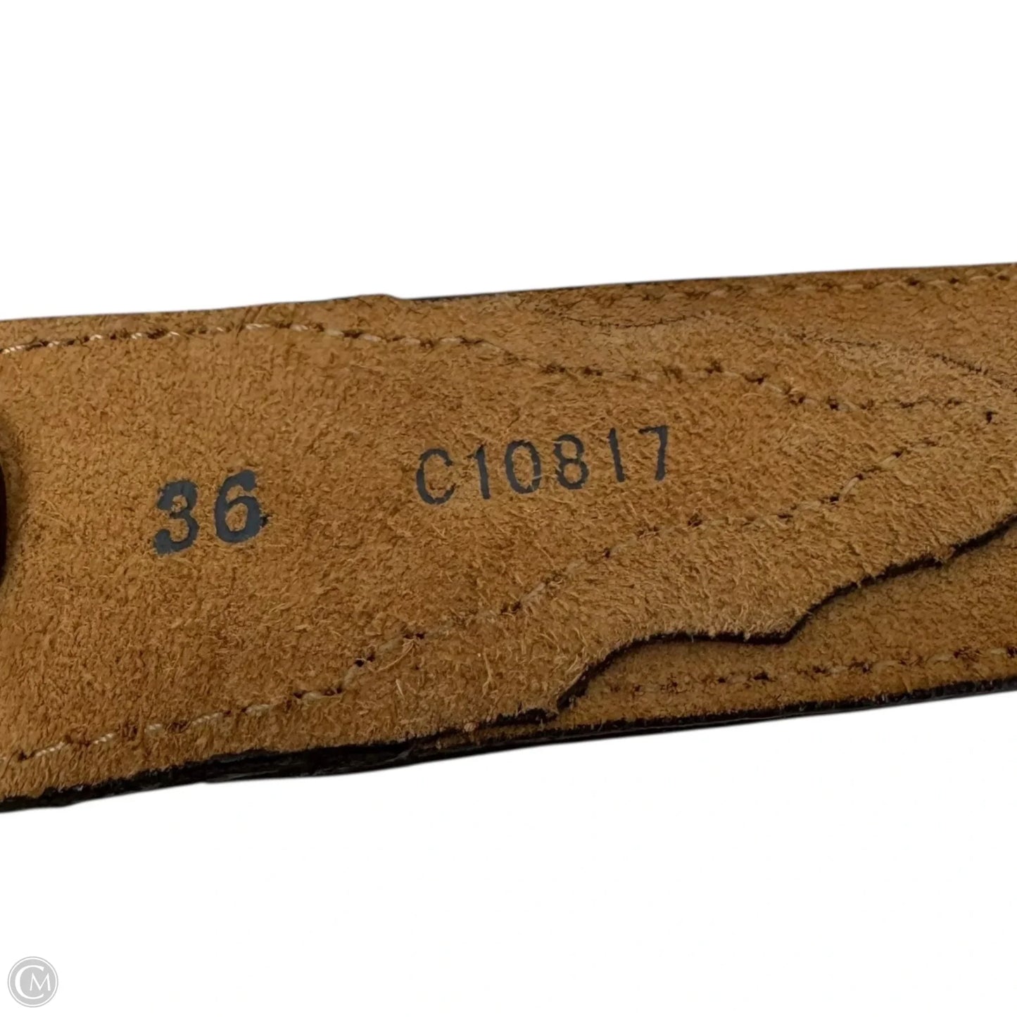 “Barb Wire” Belt Leather By Justin