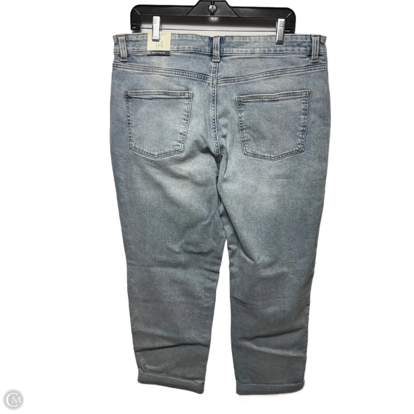 Jeans Boyfriend By Talbots In Blue Denim, Size: 14