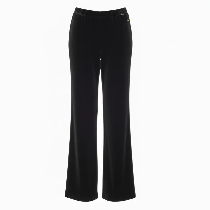 Velvet Pants Luxury Designer By St John Sport In Black, Size: S