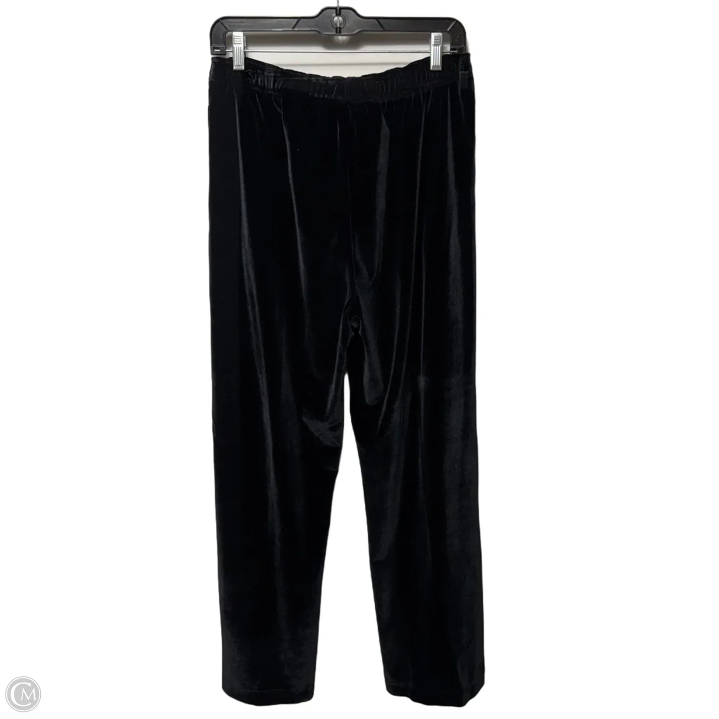 Velvet Pants Luxury Designer By St John Sport In Black, Size: S