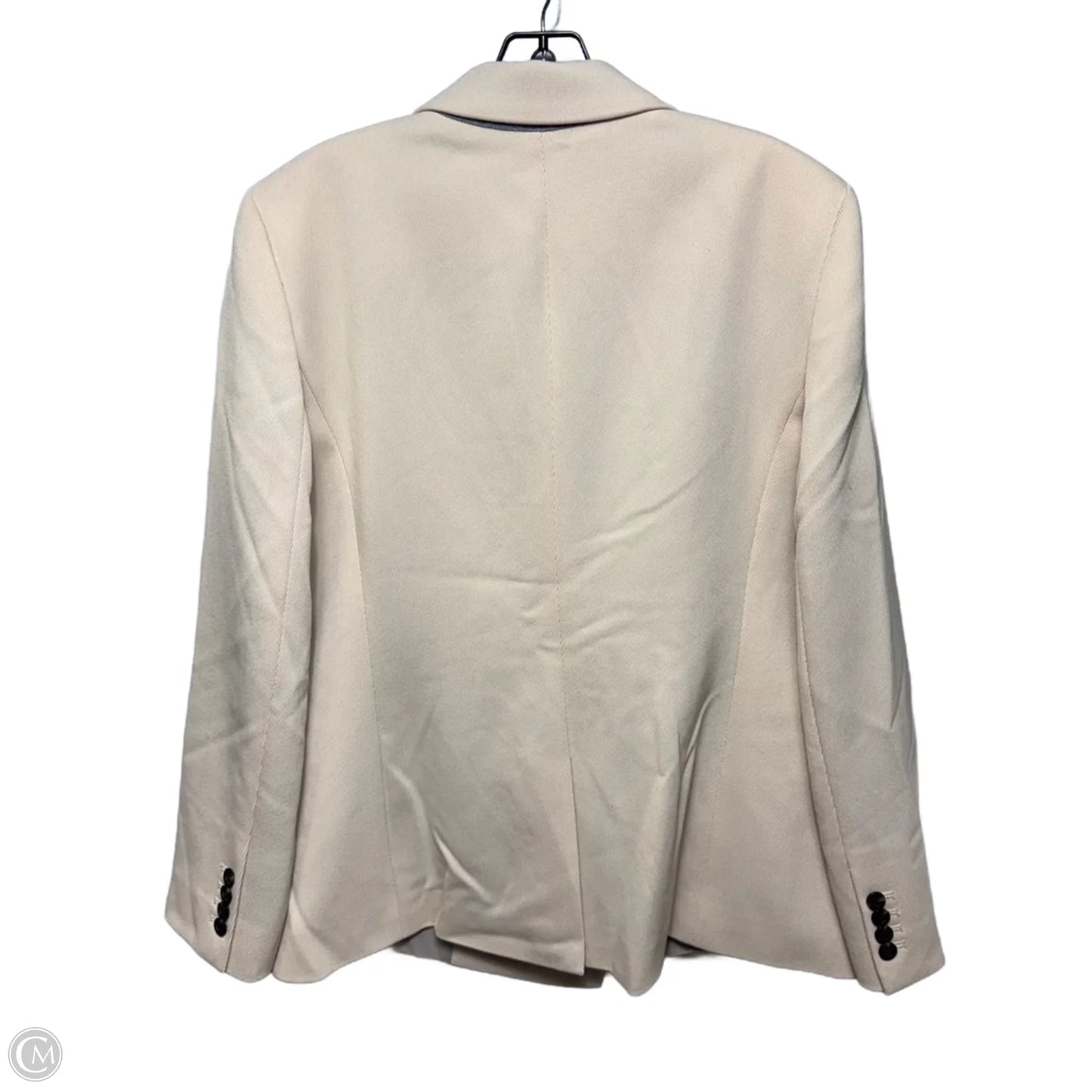 Blazer By Ann Taylor In Cream, Size: 14