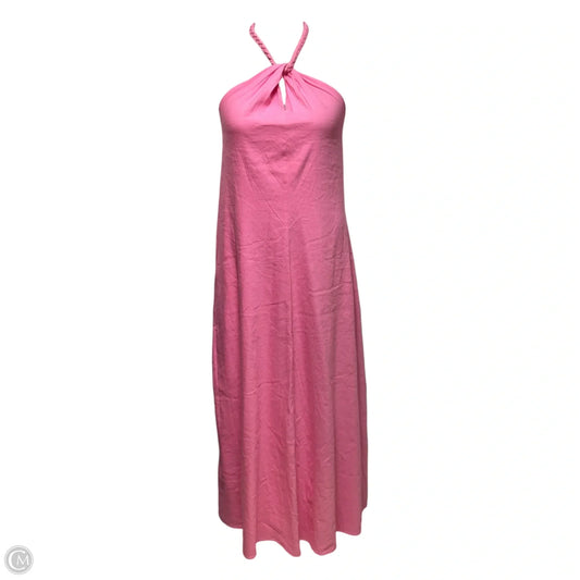 Braided Halter Dress Casual Maxi By Inc In Pink, Size: Xl