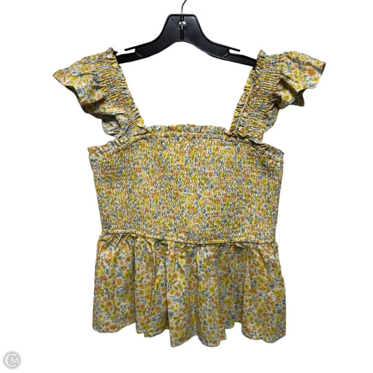 Top Sleeveless By Baltic Born In Floral Print, Size: Xl
