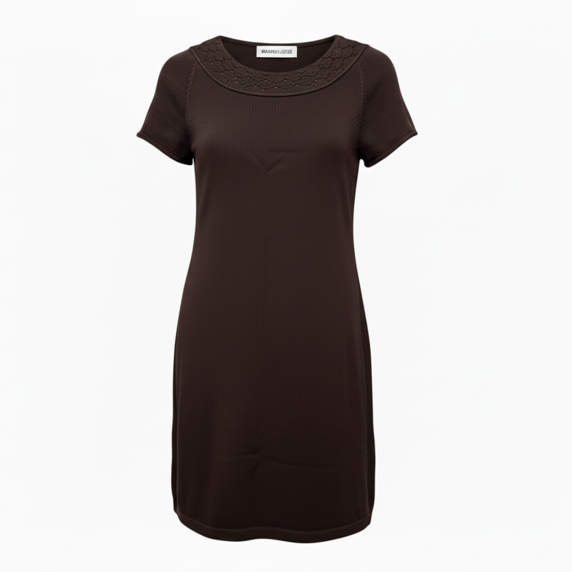 Sweater Dress By Barneys Ny In Brown, Size: M
