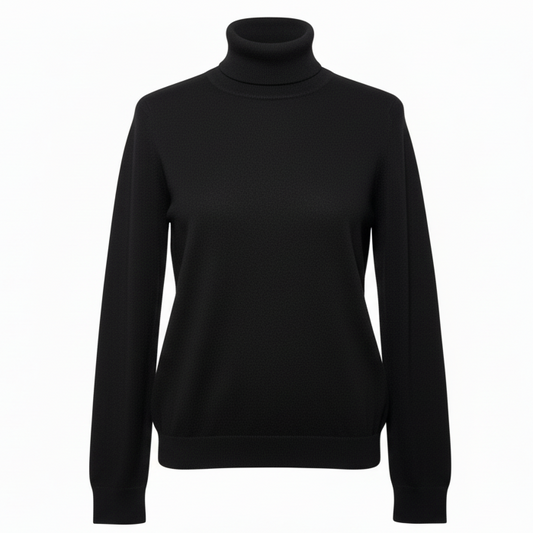 Cashmere Turtleneck Sweater By Uniqlo In Black, Size: S