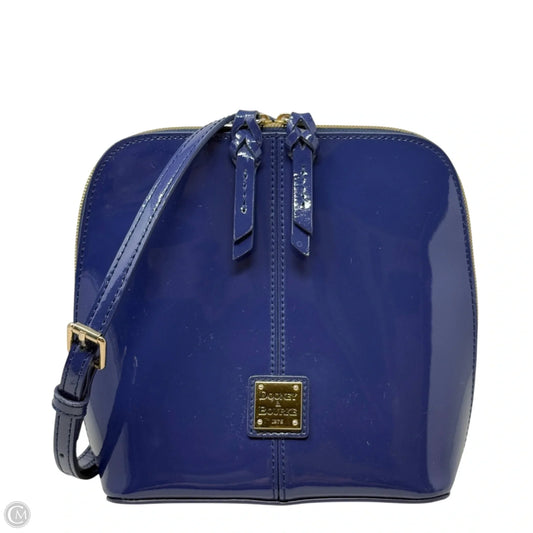 Patent Leather Trixie Crossbody Bag Designer By Dooney And Bourke, Size: Medium