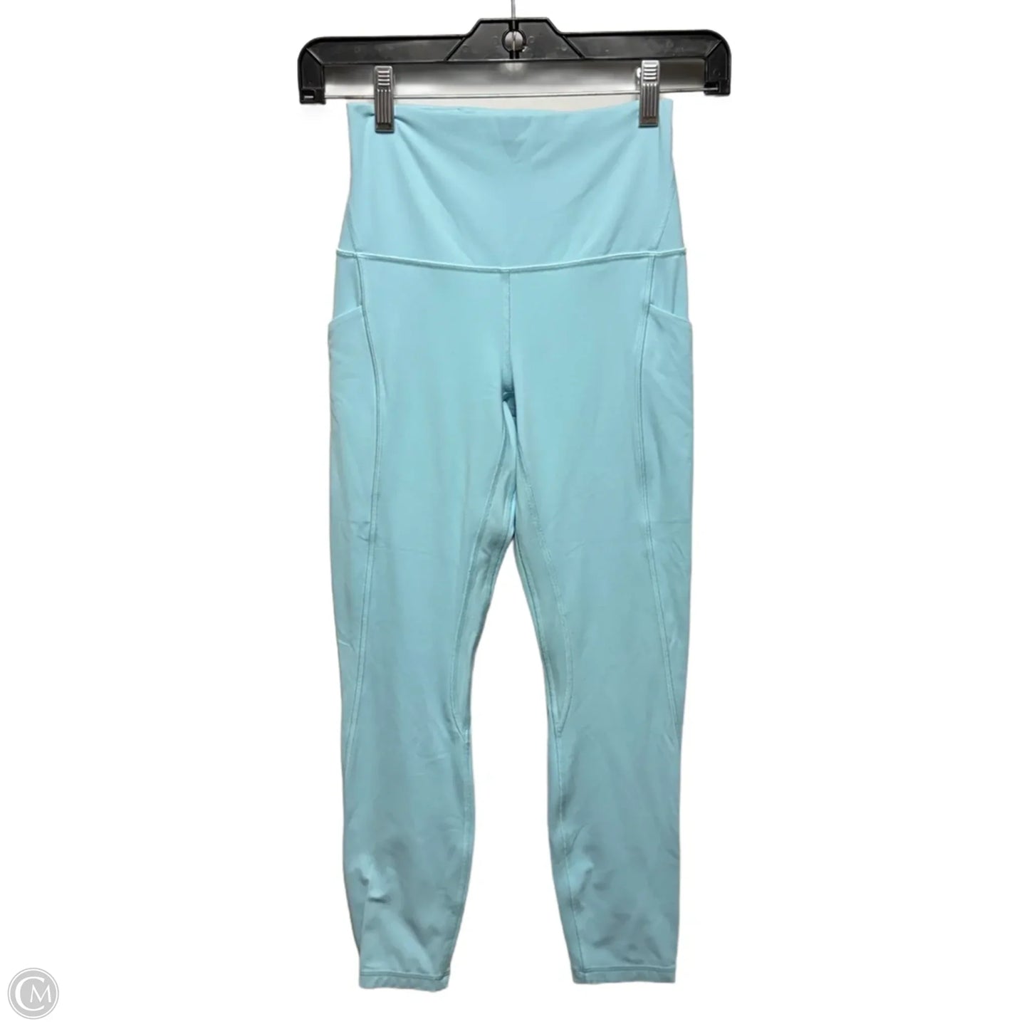 Athletic Leggings By Lululemon In Blue, Size: 4