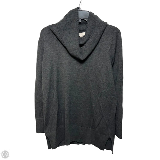 Sweater By Loft In Grey, Size: L