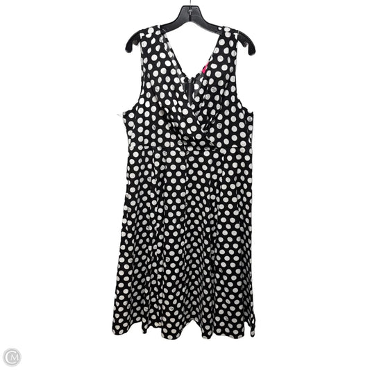 Dress Casual Maxi By Torrid x Betsey Johnson In Polkadot Pattern, Size: 1x