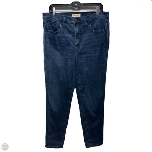 Roadtripper Stovepipe Jeans Straight By Madewell In Blue Denim, Size: 12