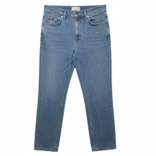 Original Cheeky Jeans Straight By Everlane In Blue Denim, Size: 4