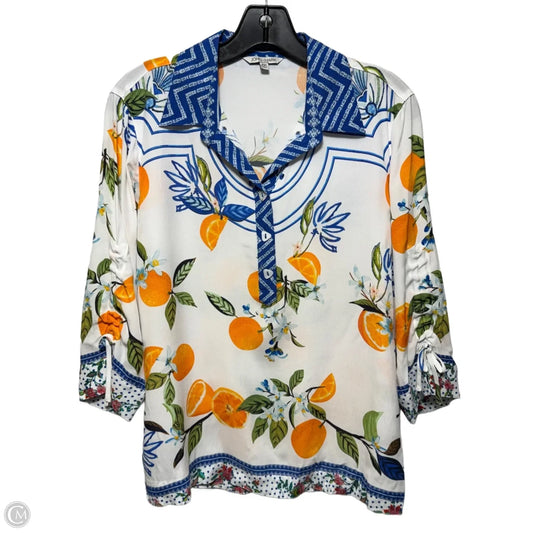 Del Mar Top Long Sleeve By John Mark In Multi-colored, Size: Mp
