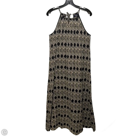 Dress Casual Maxi By Madewell In Black & Cream, Size: S