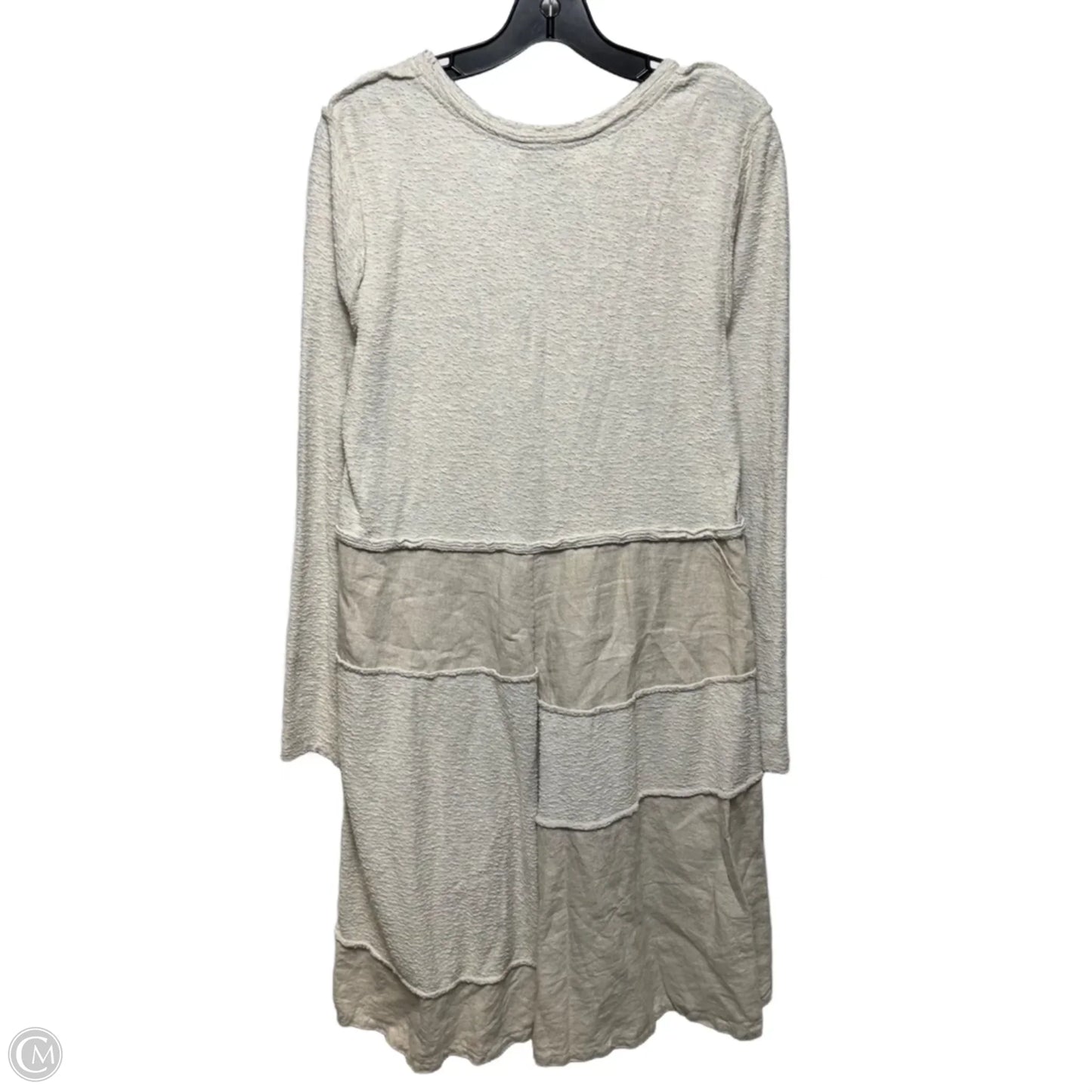 Patchwork Dress Casual Midi By Maeve In Cream, Size: M