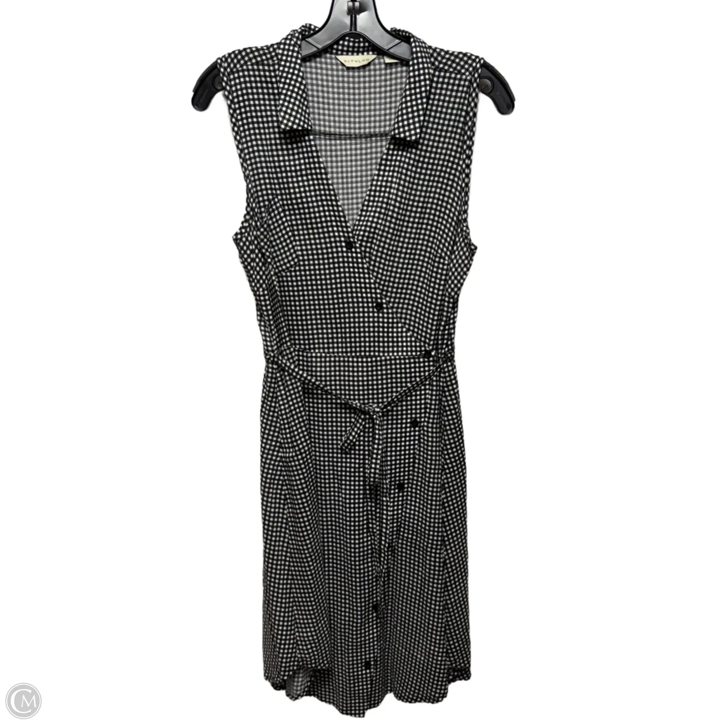 Askew Shirtdress By 11.1 Tylho X Anthropologie In Checkered Pattern, Size: S