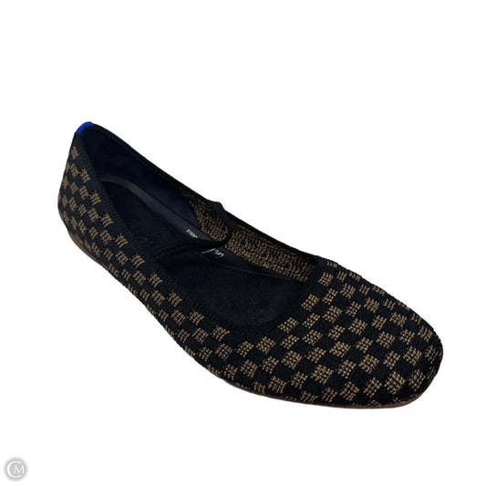 Knit Mary Jane Shoes Flats By Rothys In Checkered Pattern, Size: 10.5