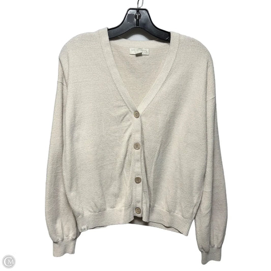 Sweater Cardigan By Barefoot Dreams In Cream, Size: M