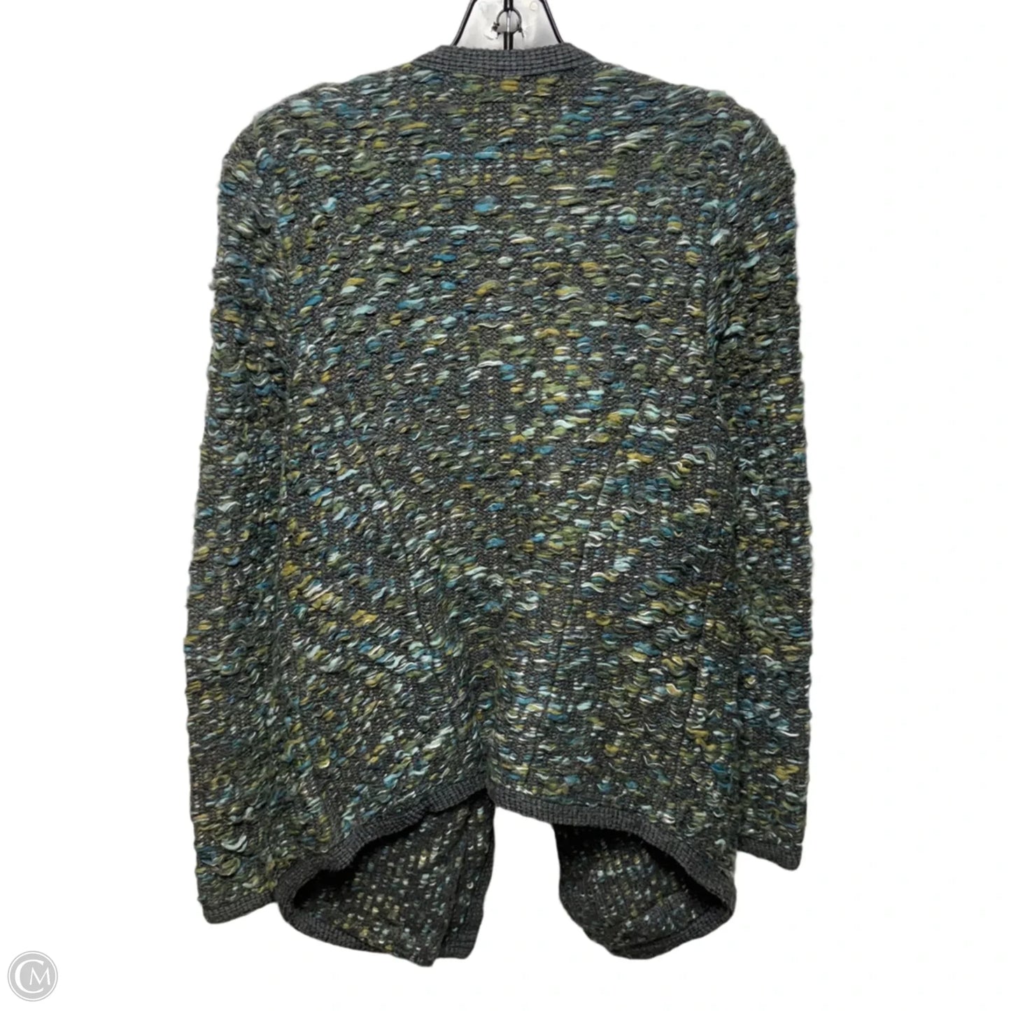 Sweater Cardigan By Moth In Blue & Green, Size: Xs