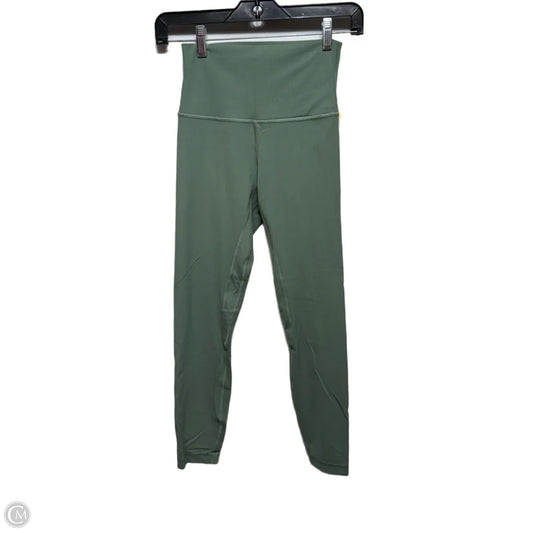 Athletic Leggings By Lululemon In Green, Size: 4
