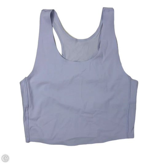 Athletic Tank Top By Lululemon In Blue, Size: M