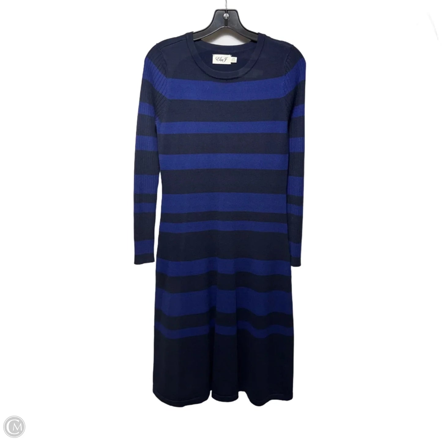 Sweater Dress By Eliza J In Striped Pattern, Size: S