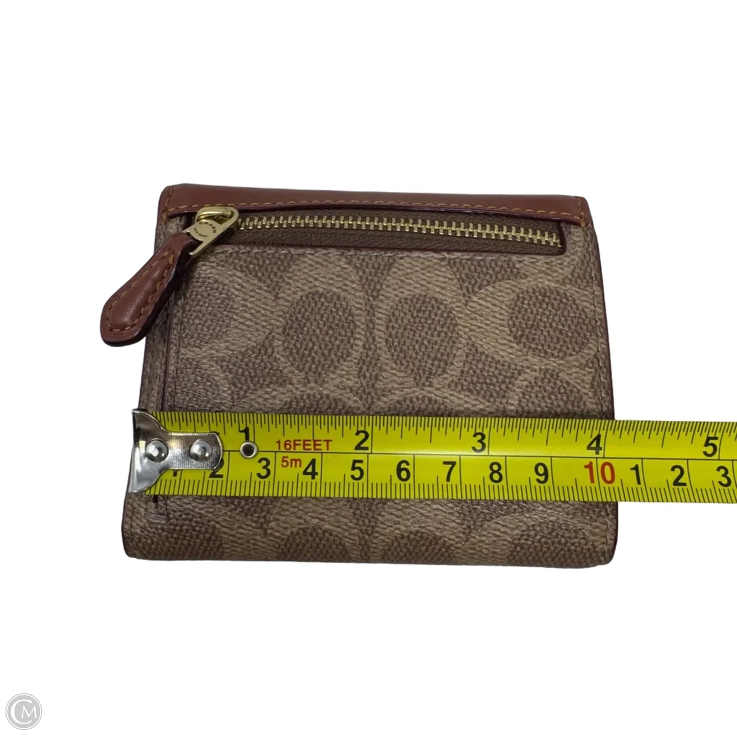 Trifold Wallet Designer By Coach, Size: Small