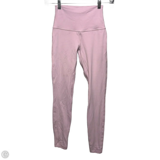 Athletic Leggings By Lululemon In Pink, Size: 2
