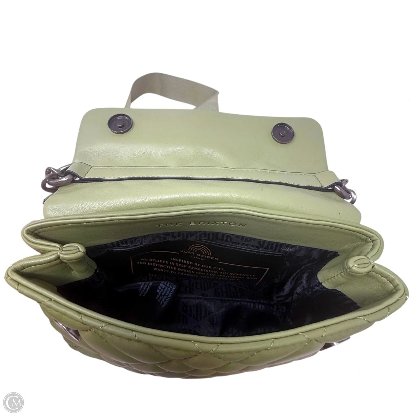 The Brixton Lock Bag Designer By Kurt Geiger, Size: Medium