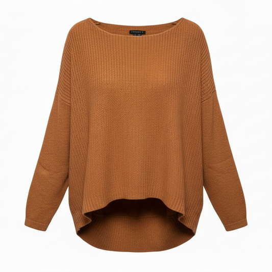 Wool Sweater By Theory In Orange, Size: S