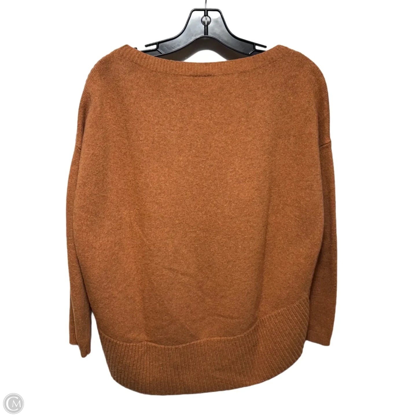 Wool Sweater By Theory In Orange, Size: S