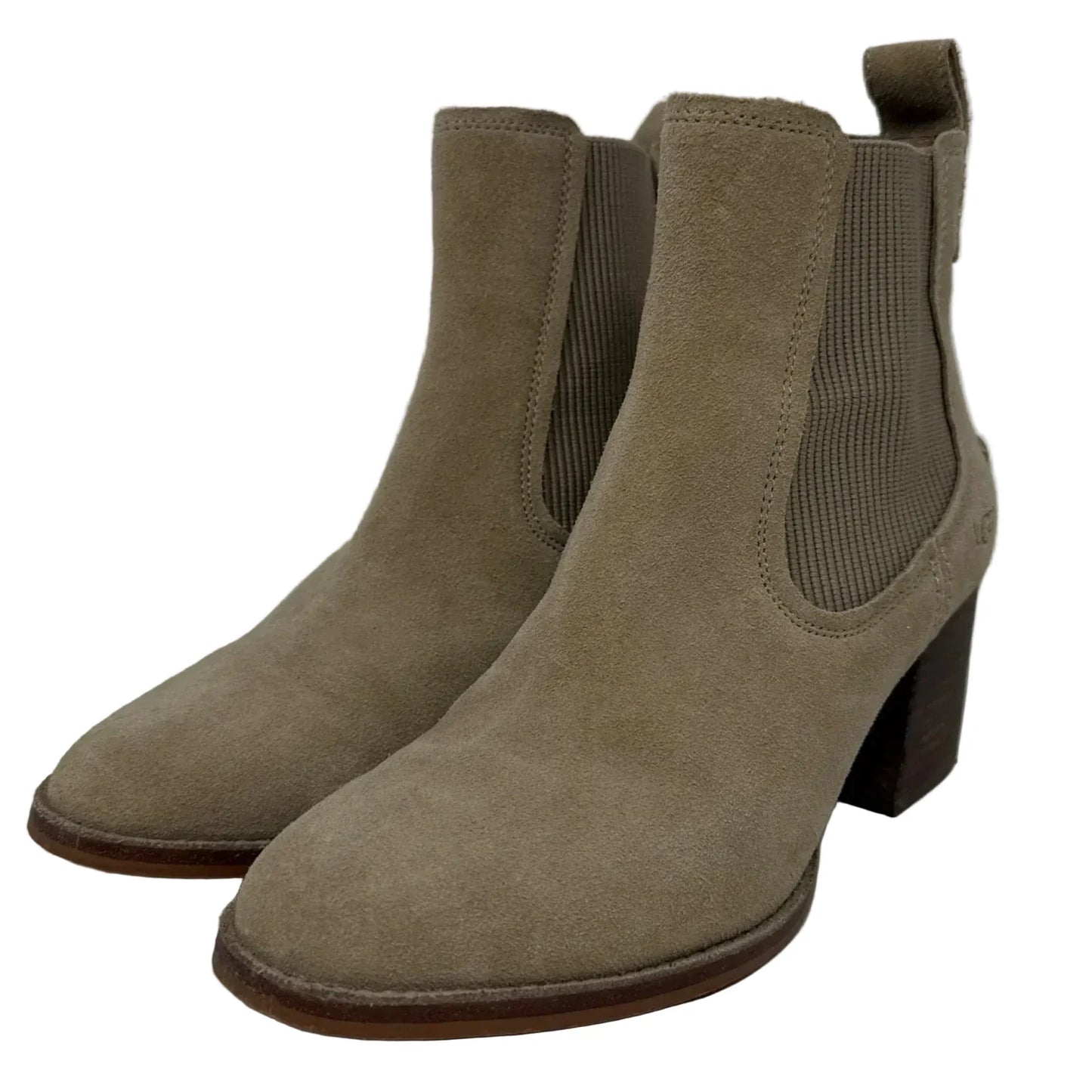 Faye Suede Chelsea Boots Designer By Ugg In Tan, Size: 8