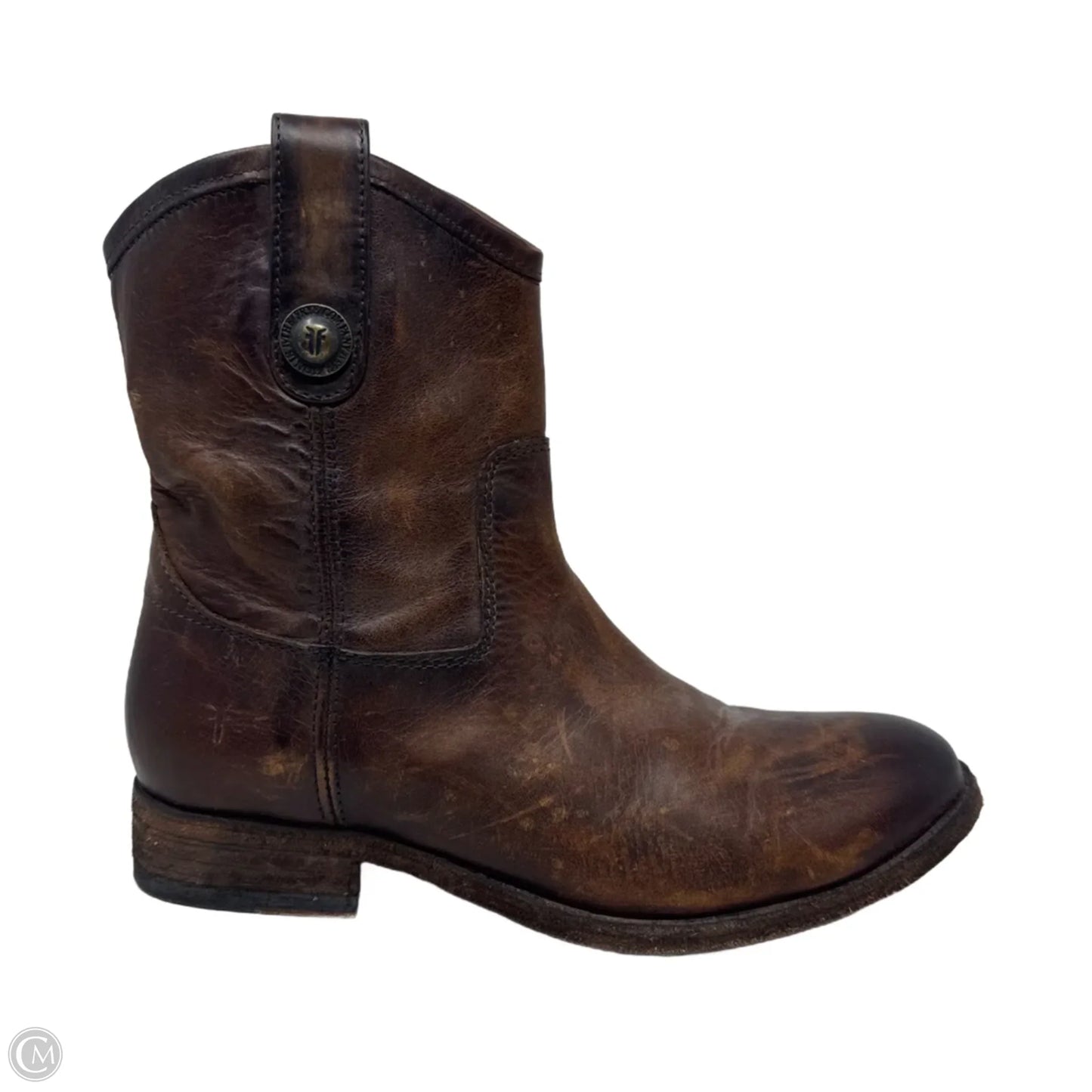 Boots Designer By Frye In Brown, Size: 6.5