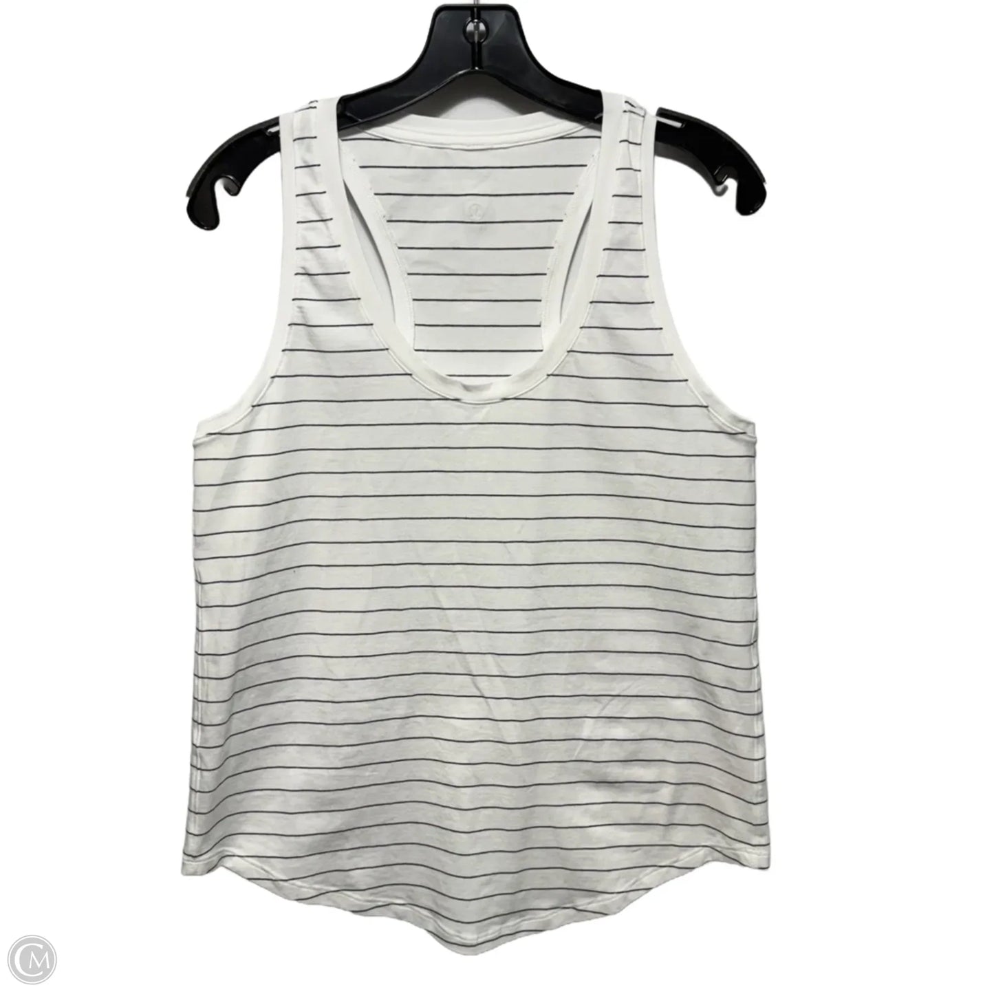 Athletic Tank Top By Lululemon In Striped Pattern, Size: L (est)