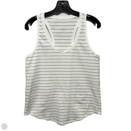 Athletic Tank Top By Lululemon In Striped Pattern, Size: L (est)