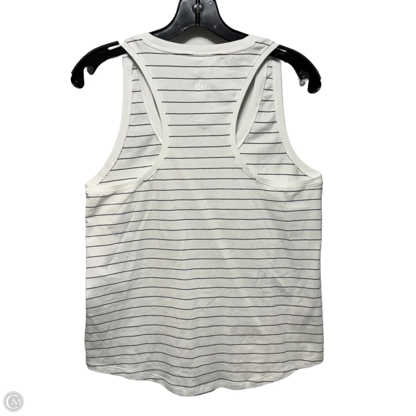 Athletic Tank Top By Lululemon In Striped Pattern, Size: L (est)