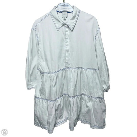 Dress Casual Short By Maeve In Cream, Size: Mp