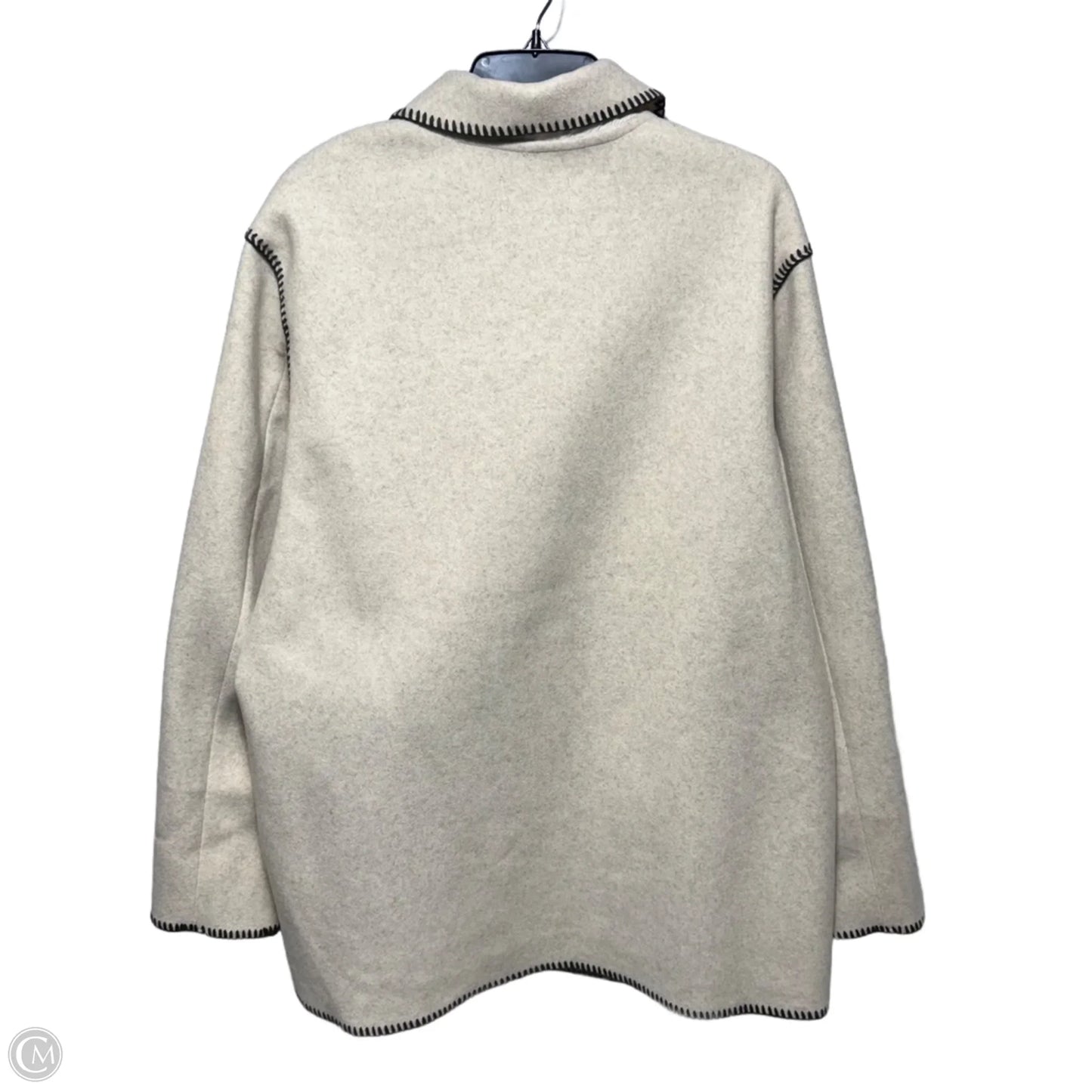 Whipstitch Coat By Z Supply In Cream, Size: Xl