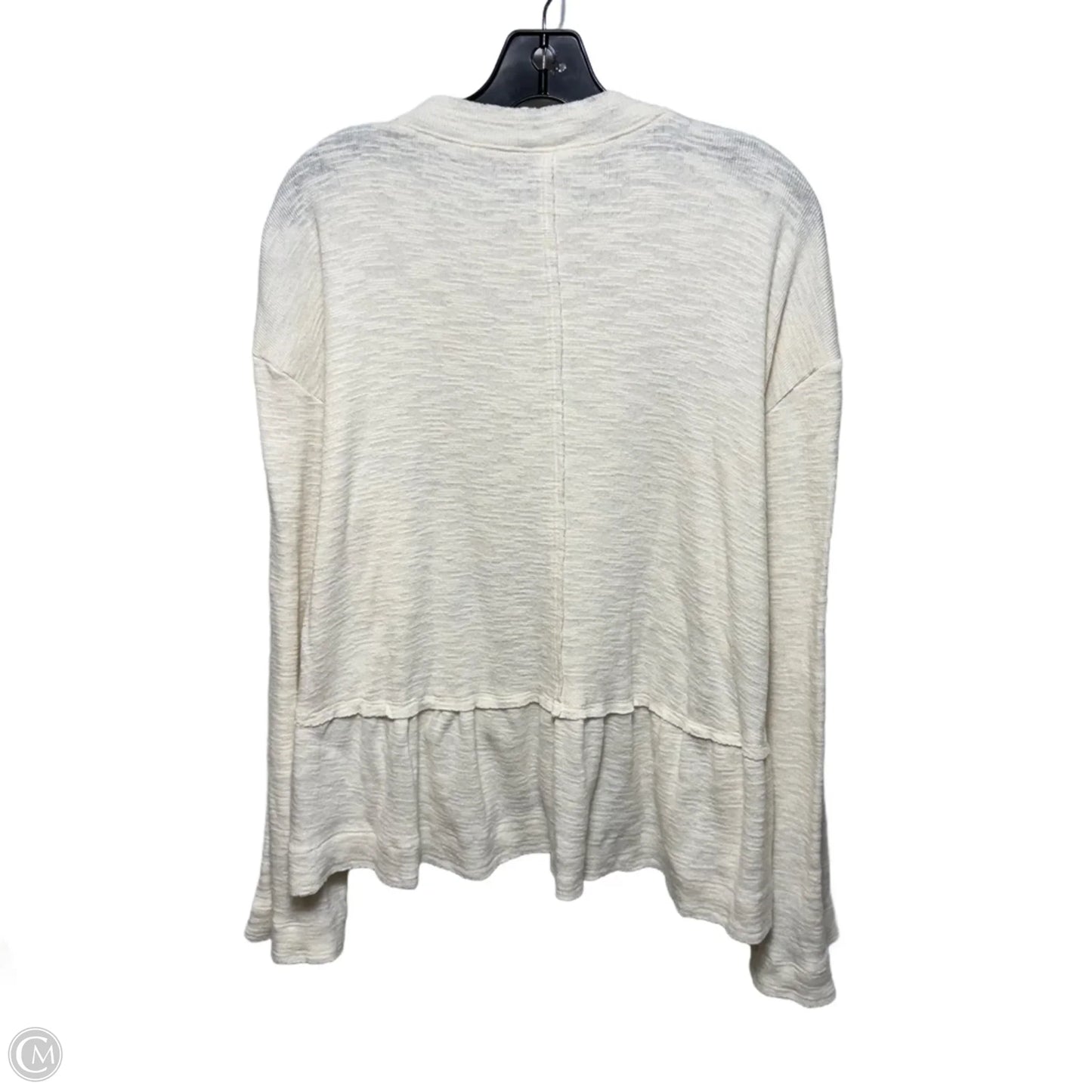 Top Long Sleeve By Pilcro In Cream, Size: L